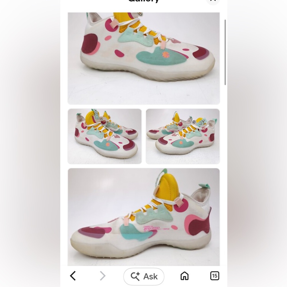 HARDEEN VOL.5 FUTURENATURA Basketball Shoes - Yellow/Mint/Purple